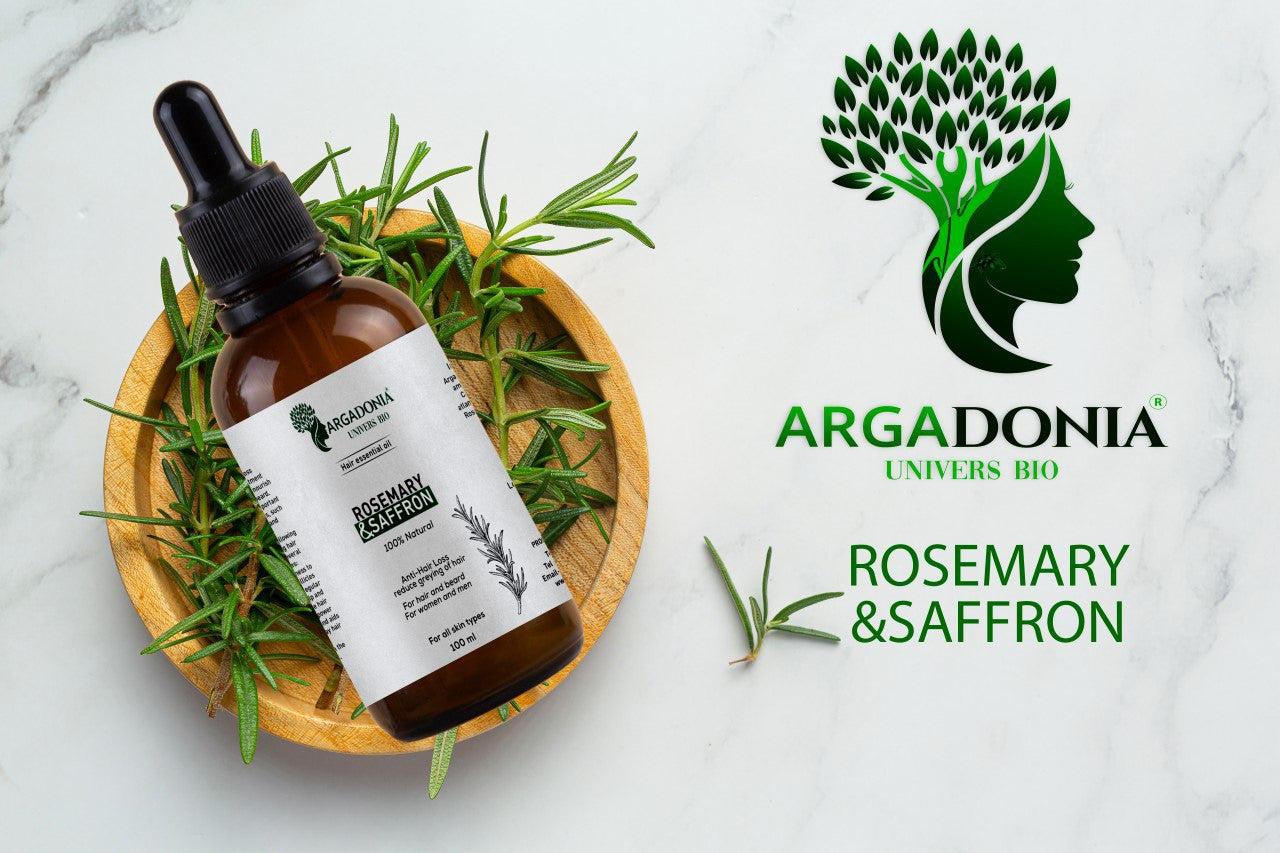 Rosemary essential oil and saffron